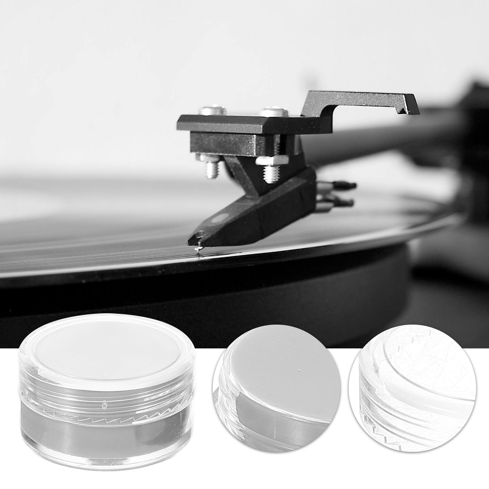 Record Player Needle - Professional Turntable Stylus Cleaning Gel for