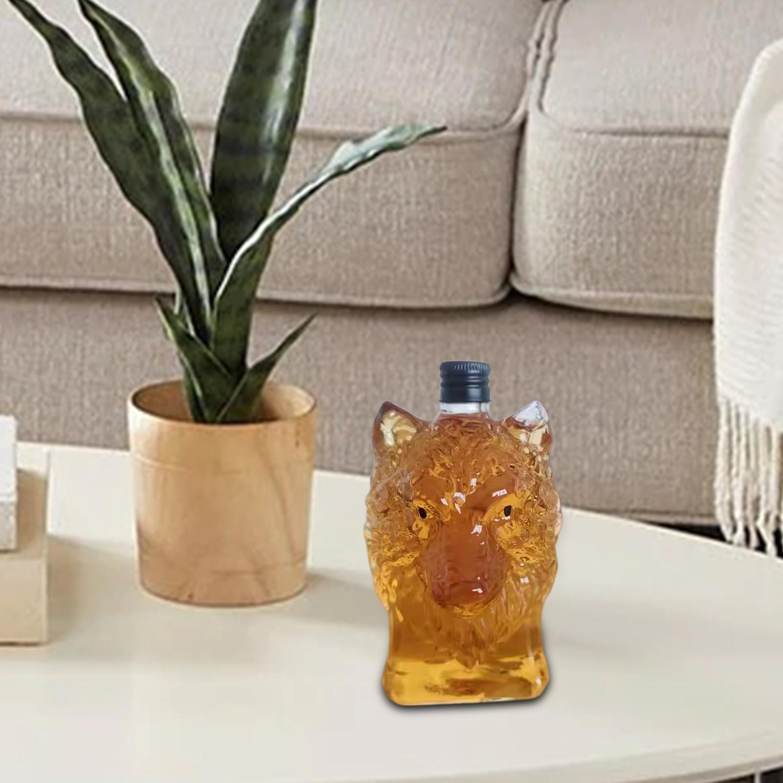 Whiskey Bottle Wolf Shape Wine - Collectible Vintage Wine 评论和价格
