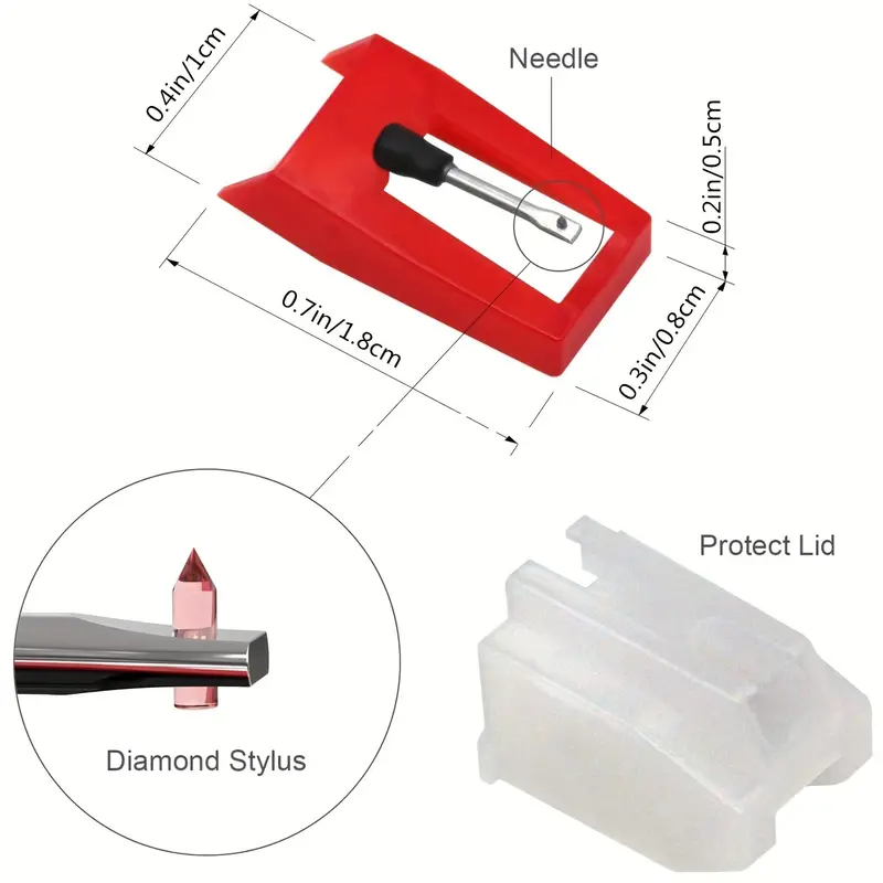 6PCS Record Player Needles rub - Record Player Needle 评论和价格