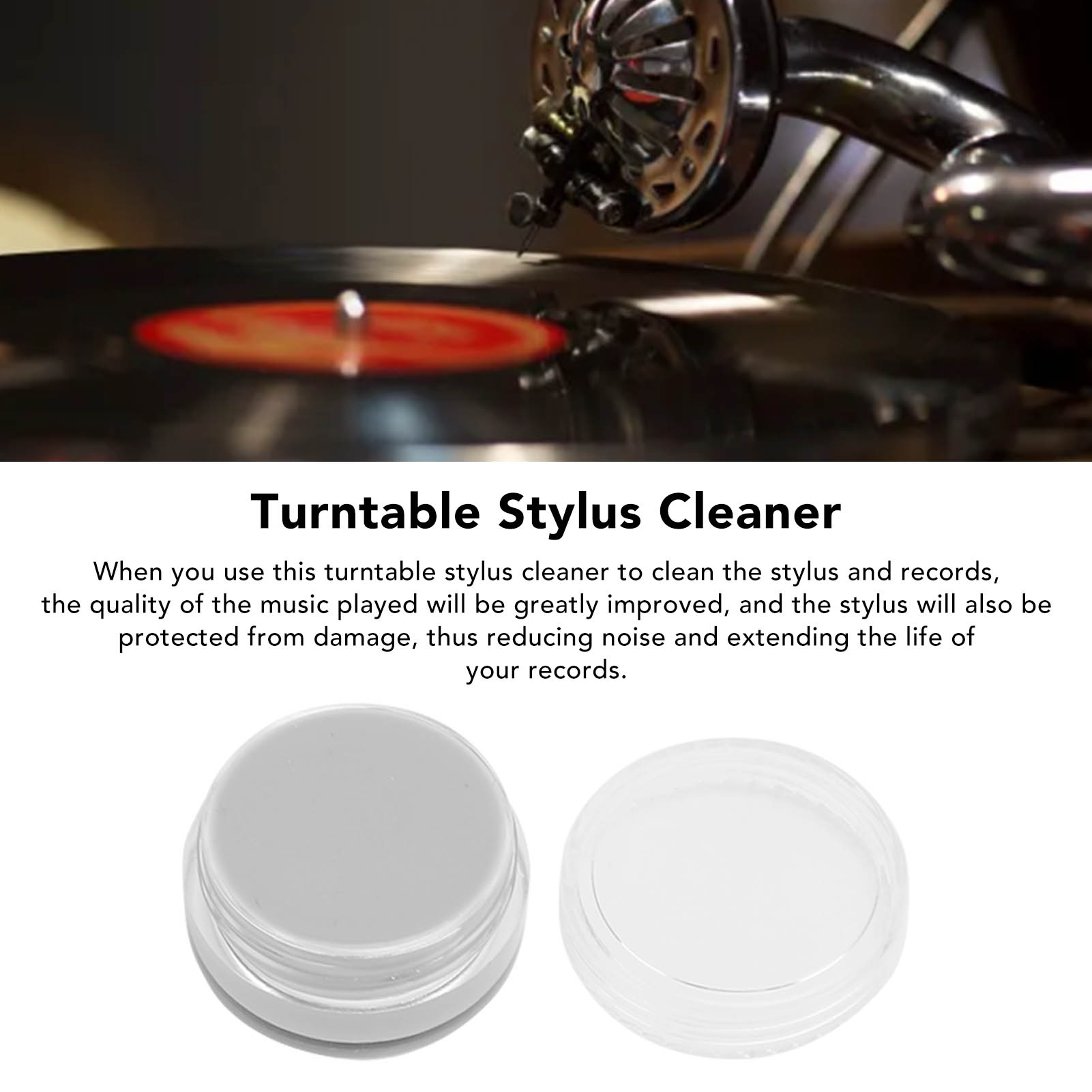 Portable Turntable Stylus Clea - Record Player Needle 评论和价格