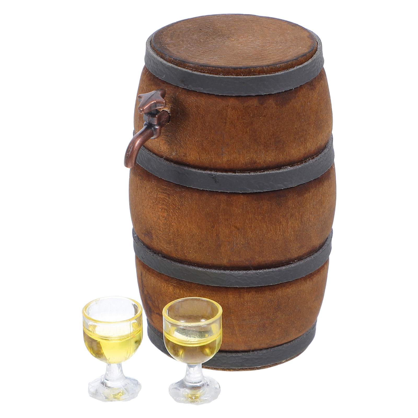 1Set Mini Wine Barrel and Glas - Collectible Vintage Wine 评论和价格