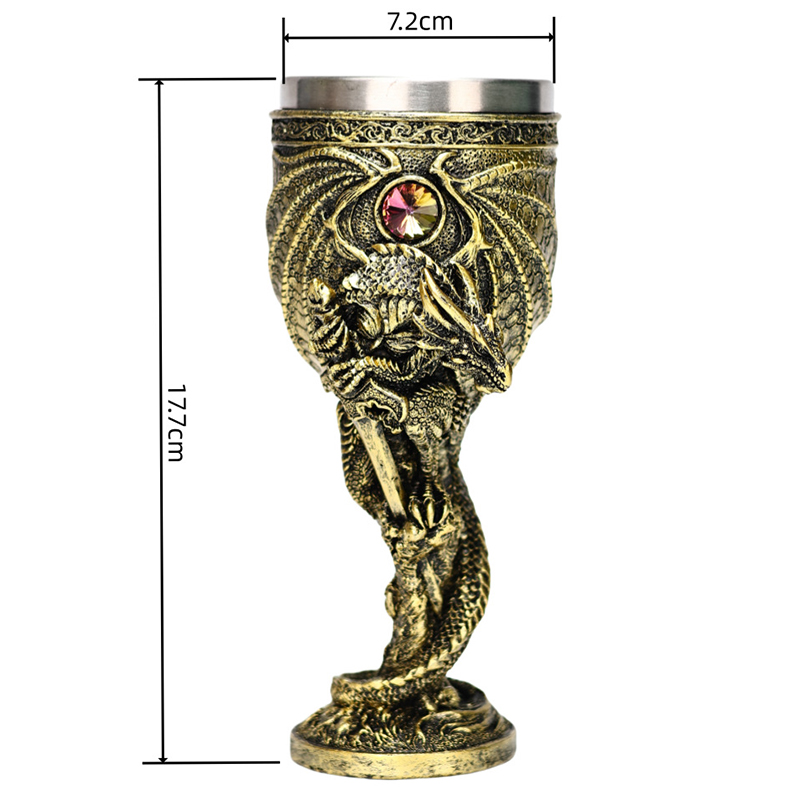 Vintage Dragon Goblet Stainles - Collectible Vintage Wine 评论和价格