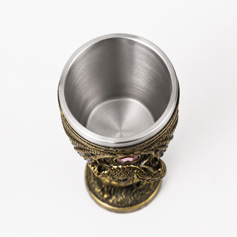 Vintage Dragon Goblet Stainles - Collectible Vintage Wine 评论和价格